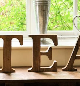 tea oak letters