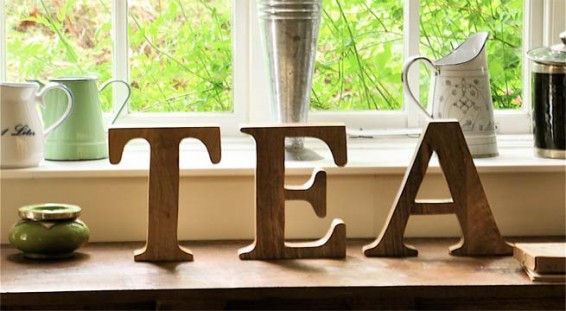tea oak letters